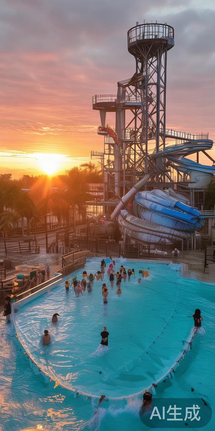 建议一大早抵达水上乐园，利用上午人流较少的时间，优