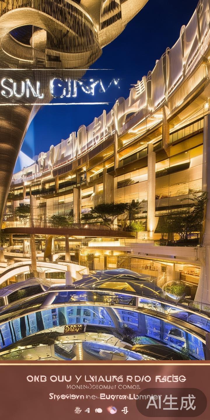 太阳城澳门娱乐坐落于澳门核心区域，融合了现代设计与