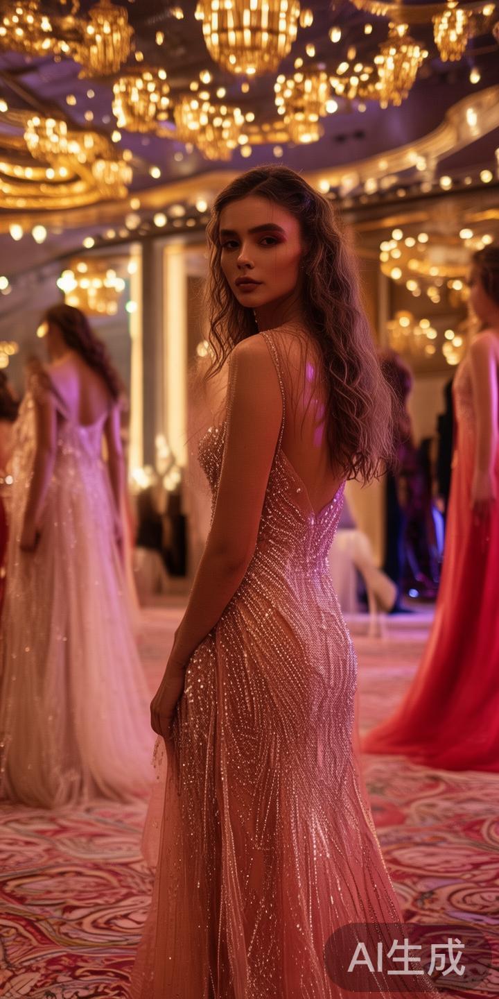 澳门新葡京太阳城集团美女红毯秀盛大登场,光彩夺目闪耀全城 活动现场布置极具豪华感,灯光设计巧妙,将每一位身穿